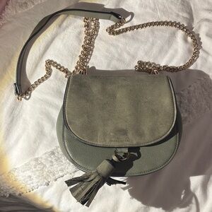 Elegant Olive Green Crossbody Bag